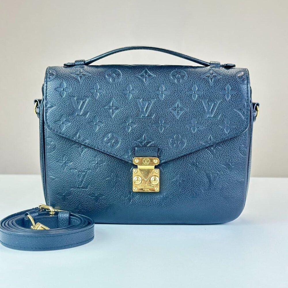 Louis Vuitton Black Empreinte Leather Metis Shoulder Bag Crossbody